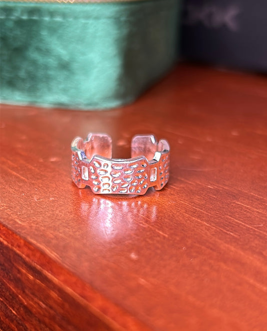 Anillo rectángulos semi ajustable