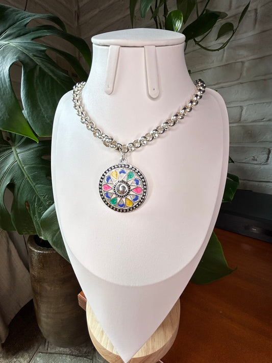 Conjunto Medalla Mandala