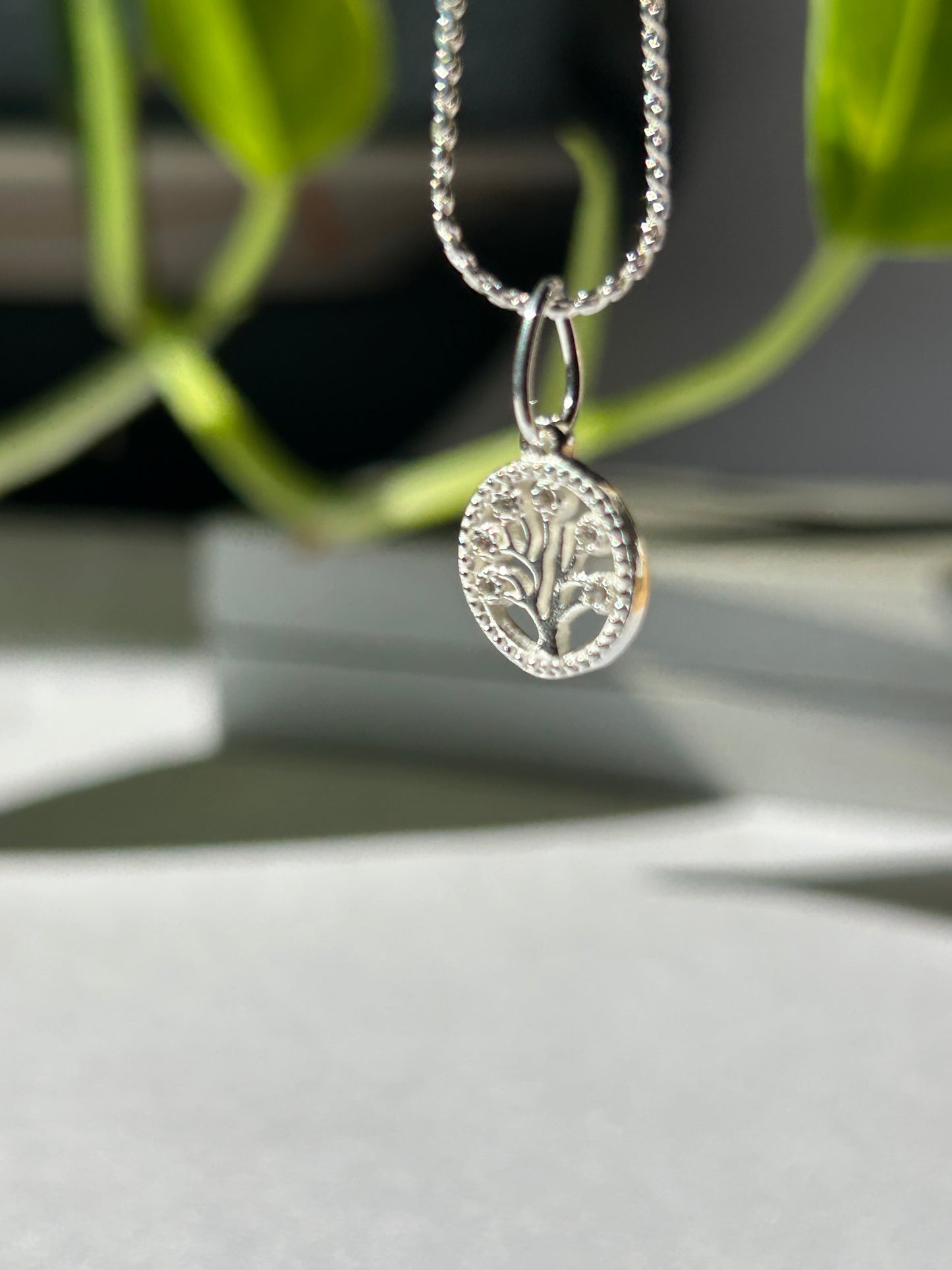 Dije árbol de la vida redondo