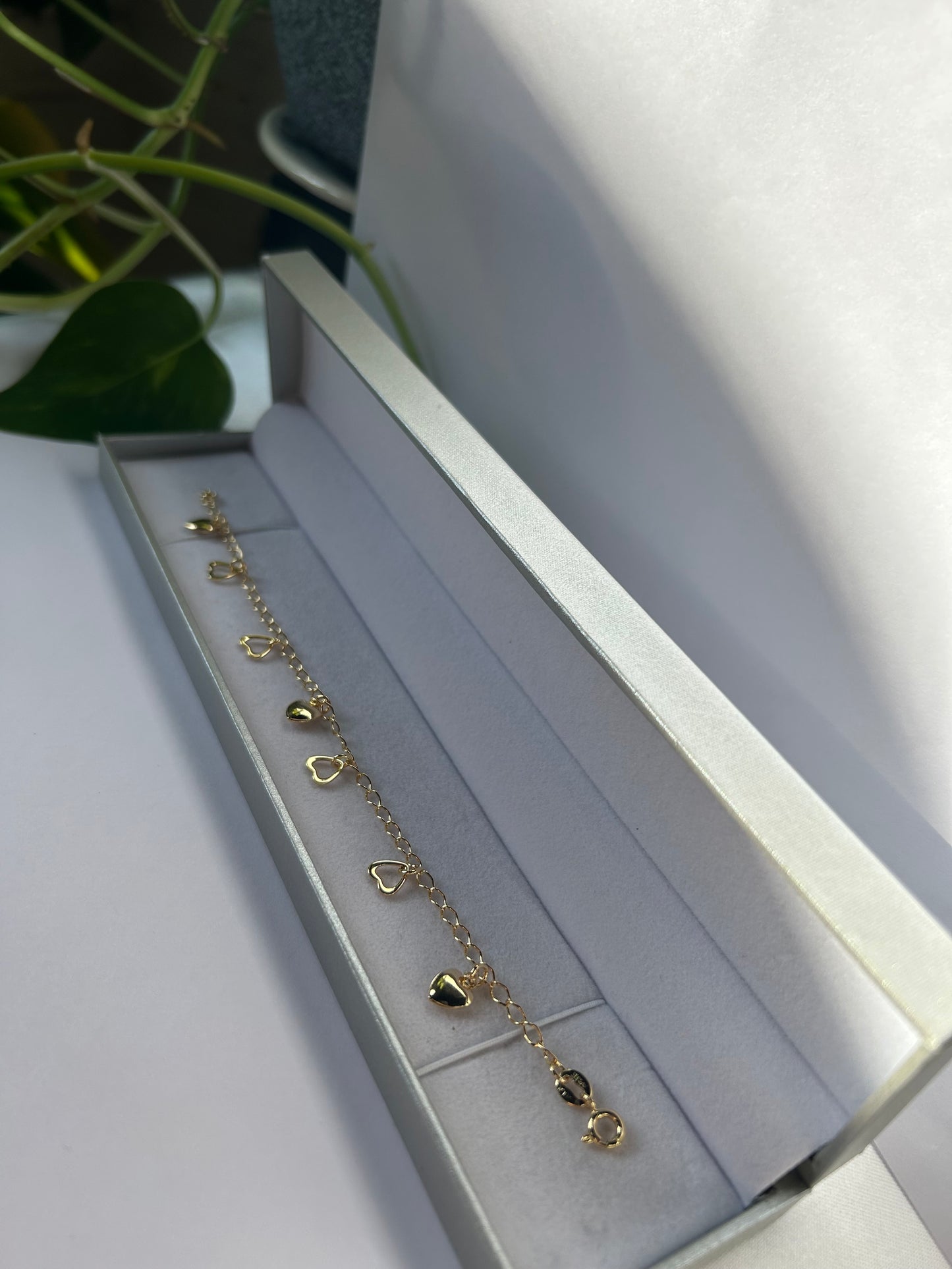 Pulsera corazón combinado