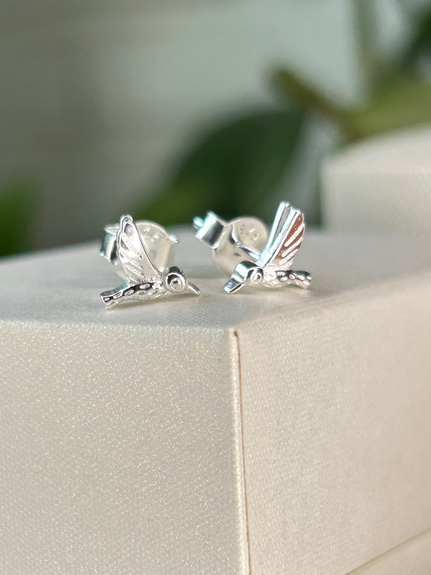 Caravanas mini colibrí