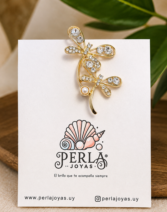 Prende Libélula Crystal