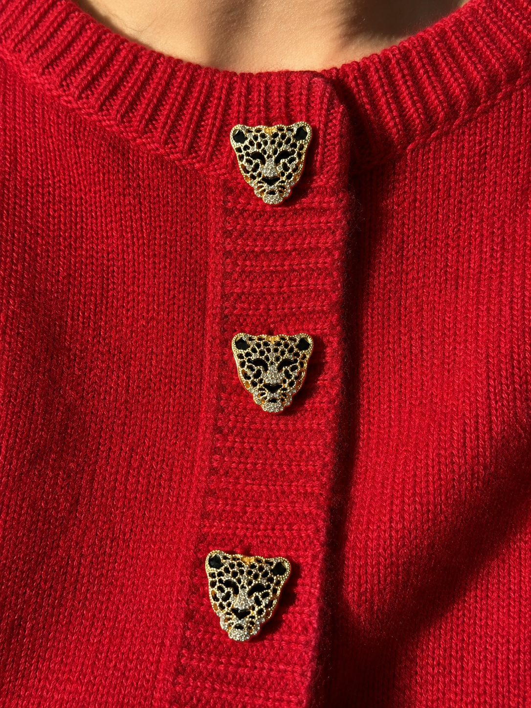 Cubrebotones Leopardo Luxe
