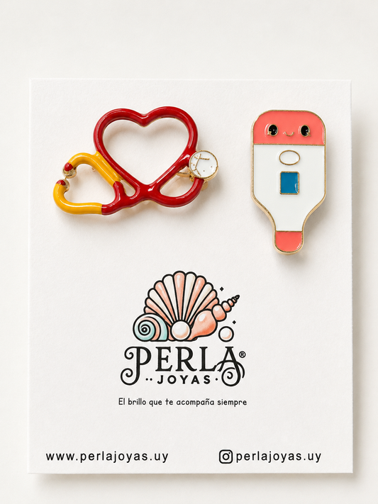 Prendedores Alma Médica