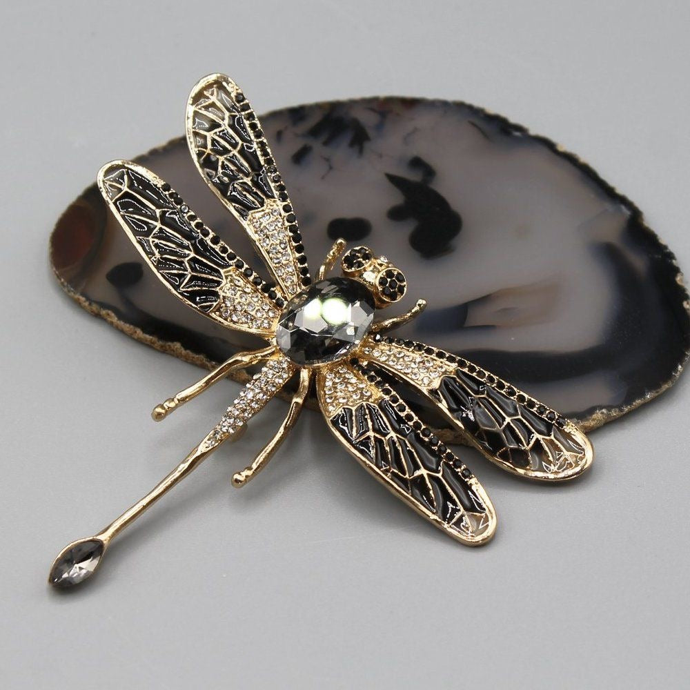 Prendedor Libélula Black XL