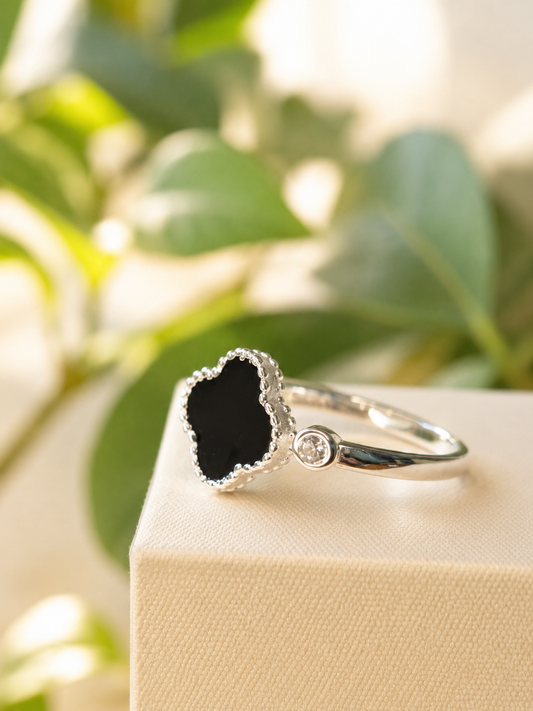Anillo Trébol Noir