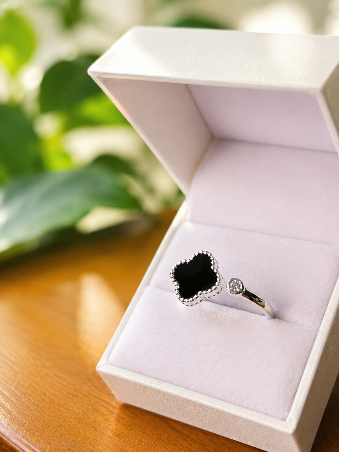 Anillo Trébol Noir