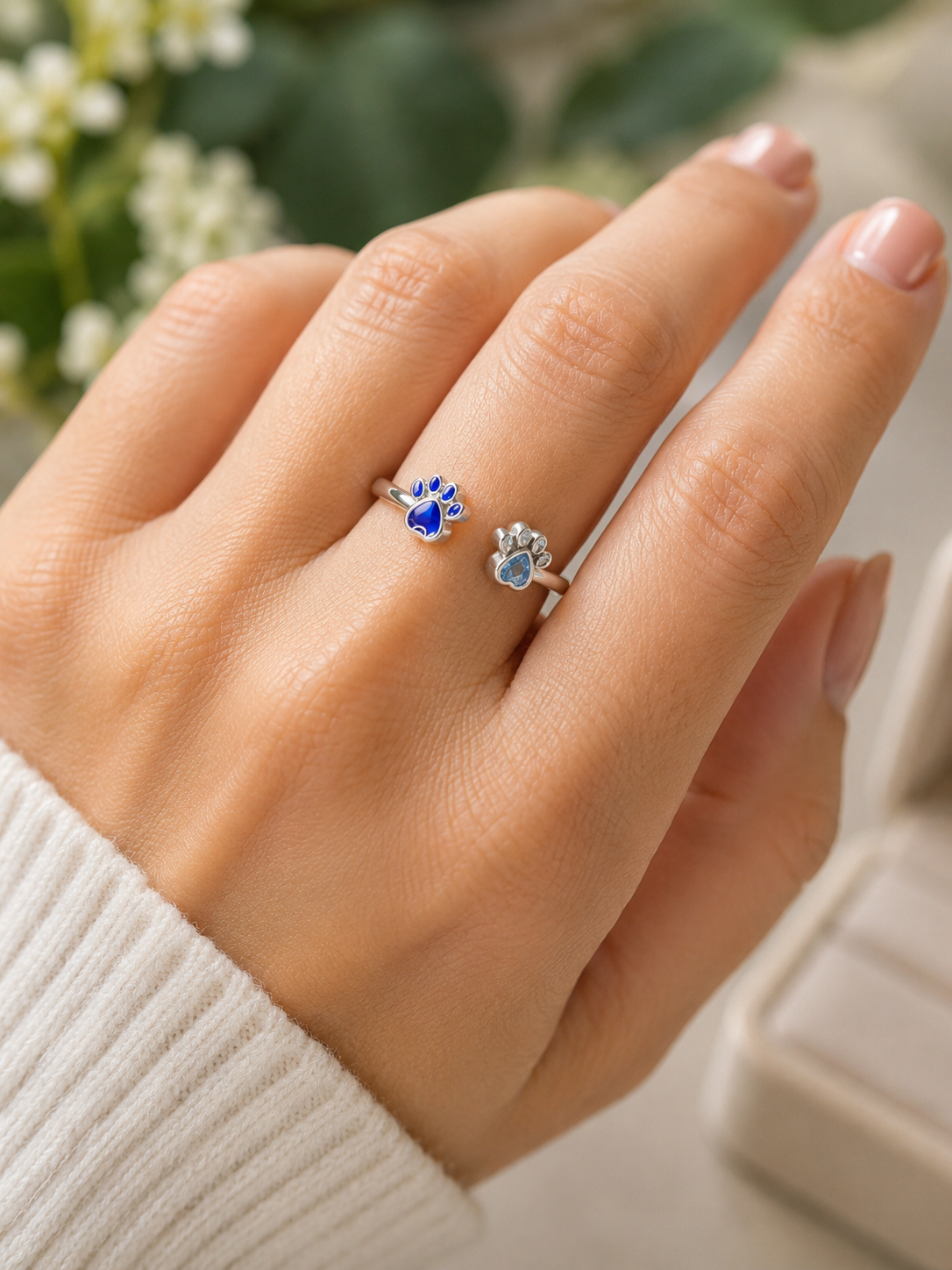Anillo Huellitas Love