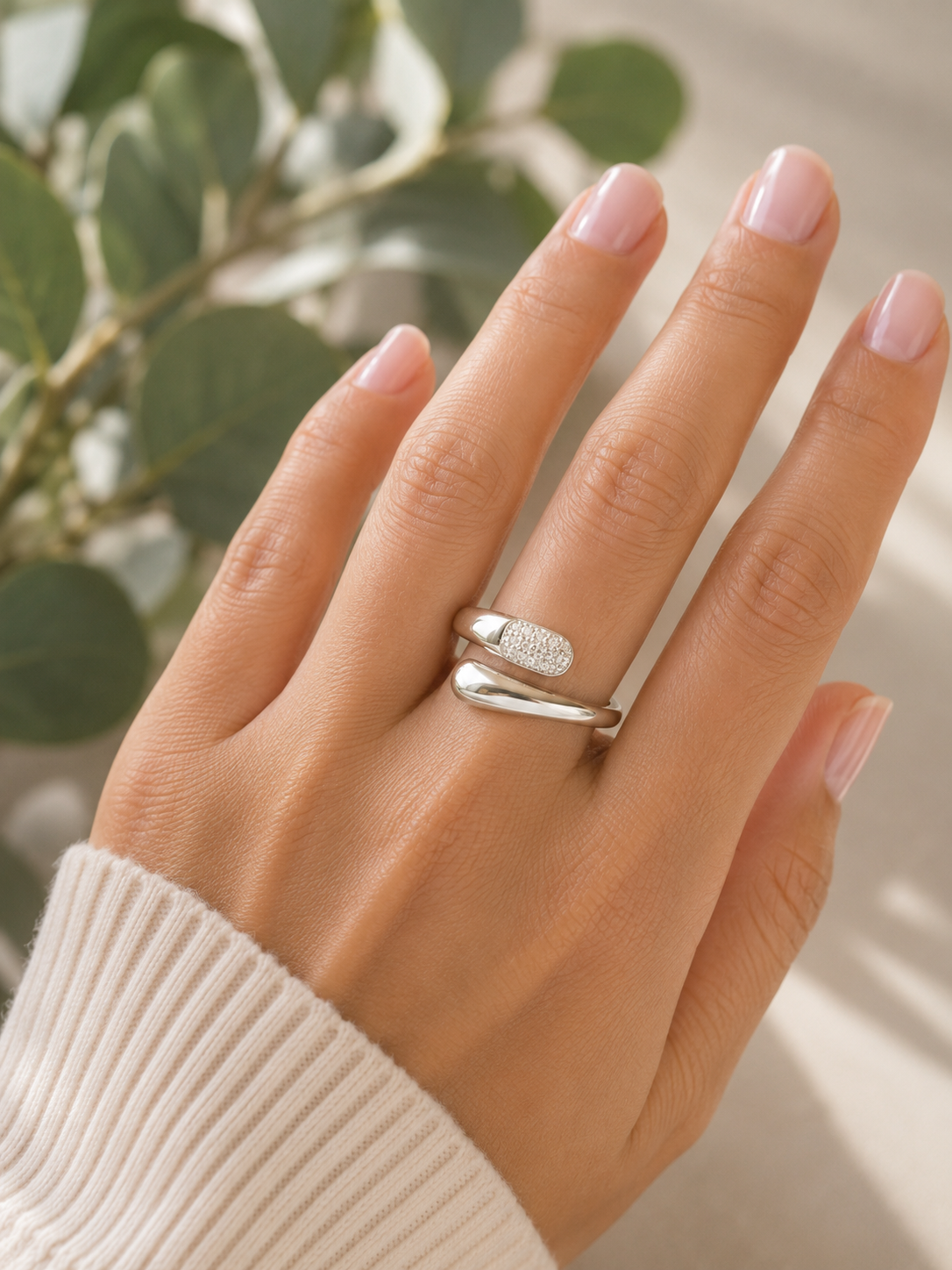 Anillo Brillo Minimal