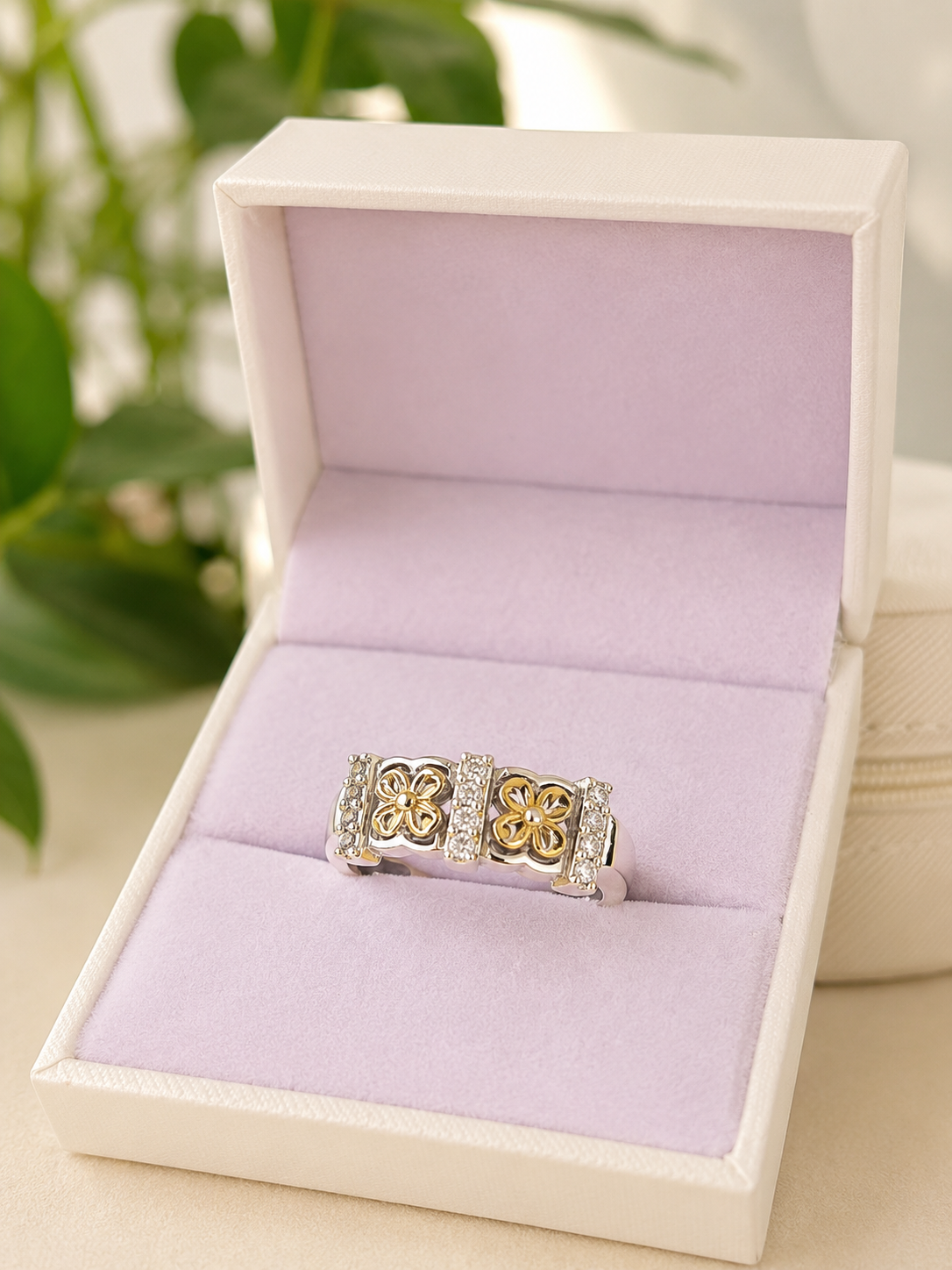 Anillo Jardín Dorado