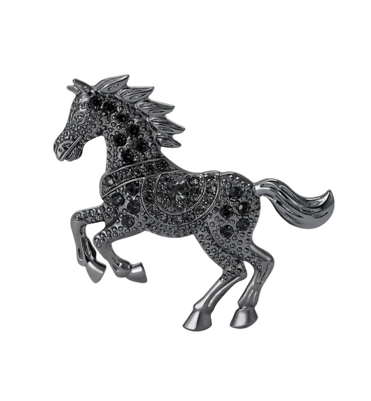 Prendedor Caballo Black
