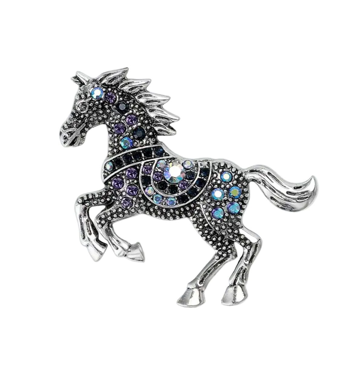Prendedor Caballo Blue