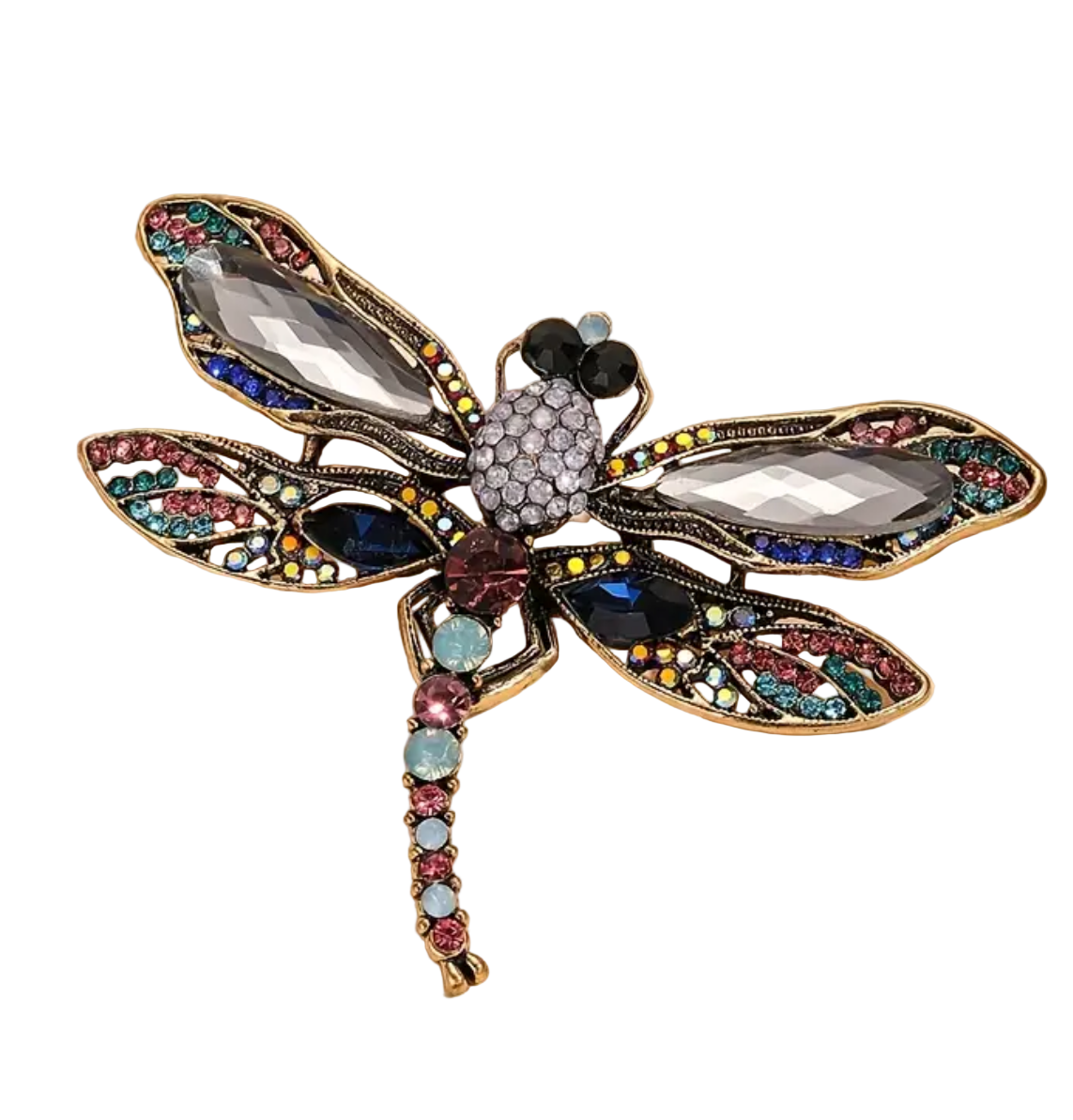 Prendedor Libélula Vintage