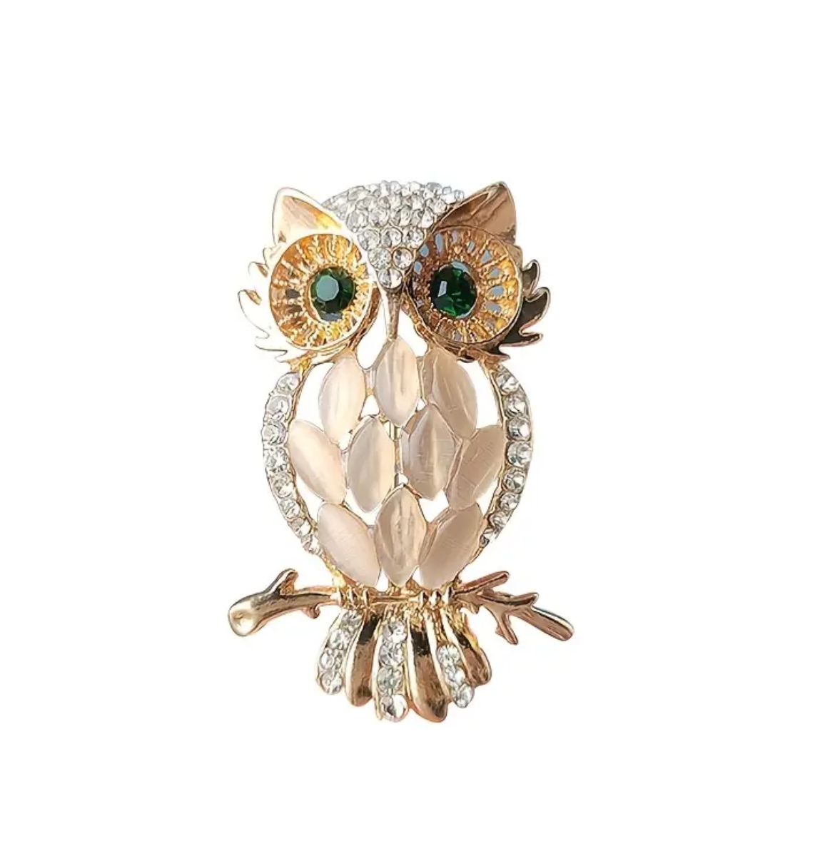 Prendedor Búho Blanco