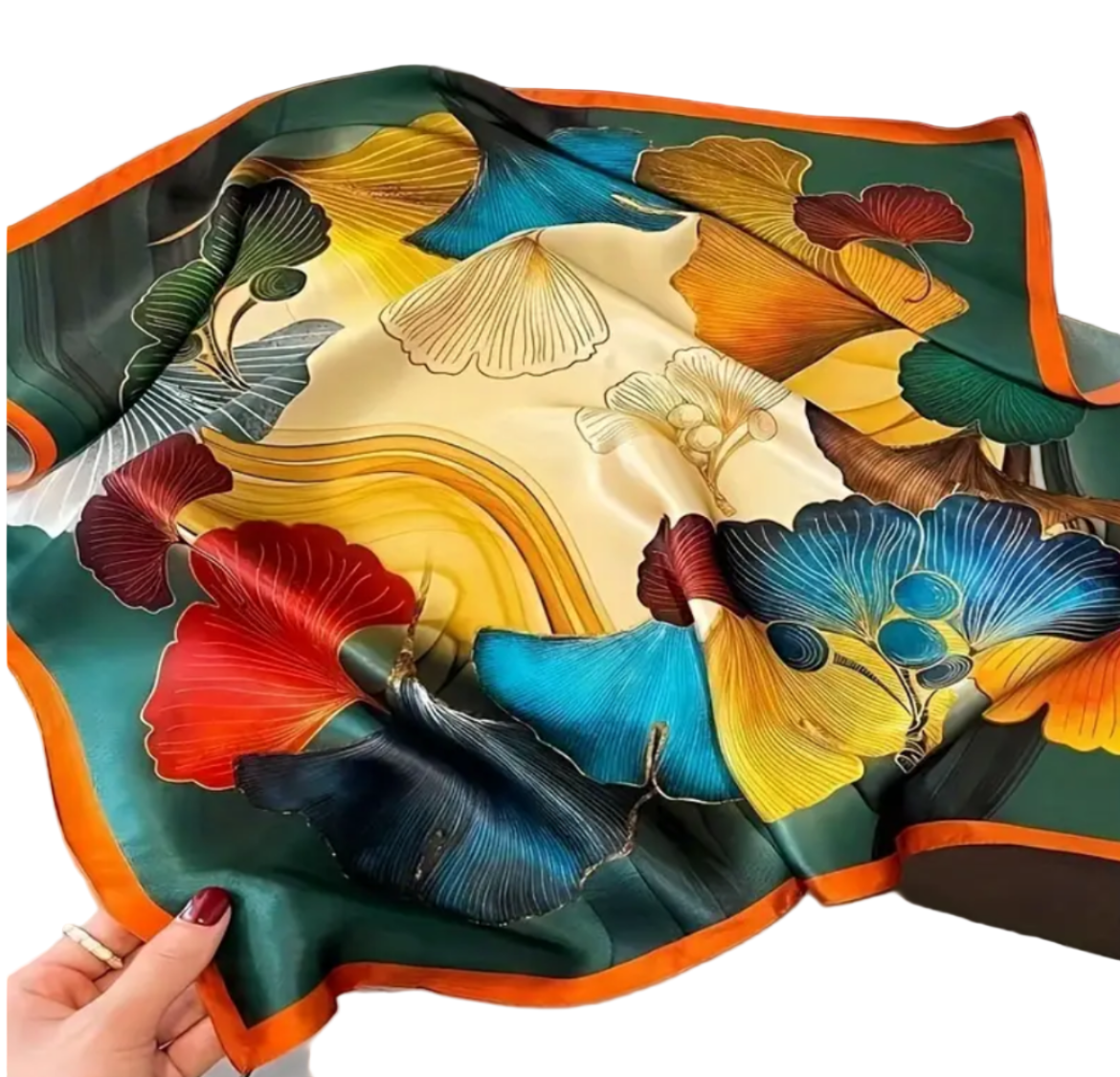 Pañuelo Satinado Flores