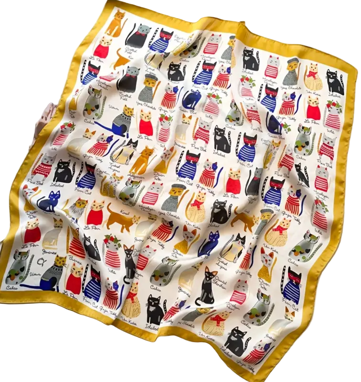 Pañuelo Satinado Gatitos Disfraz