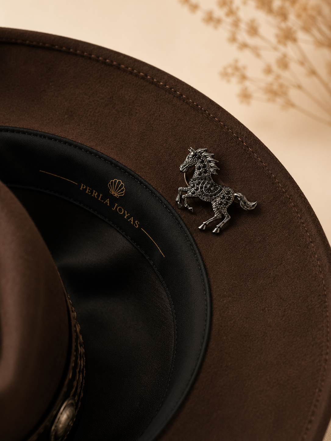 Prendedor Caballo Black