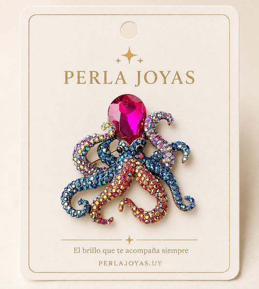 Prendedor Pulpo
