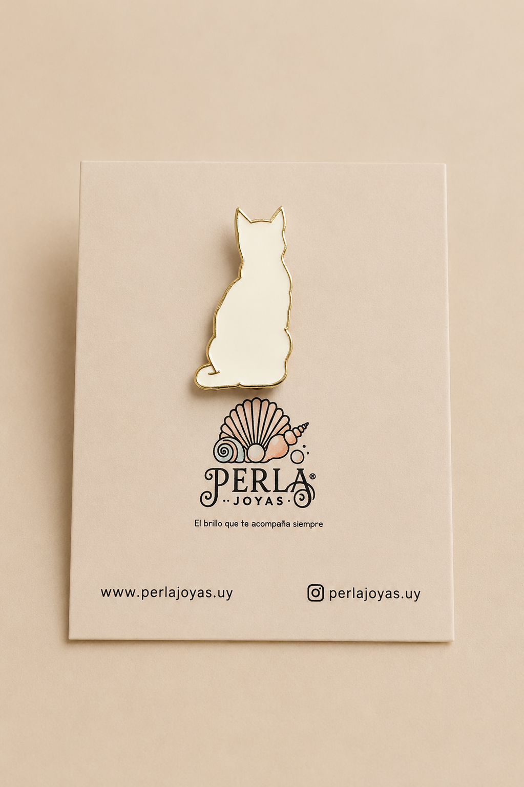 Prendedor White Cat