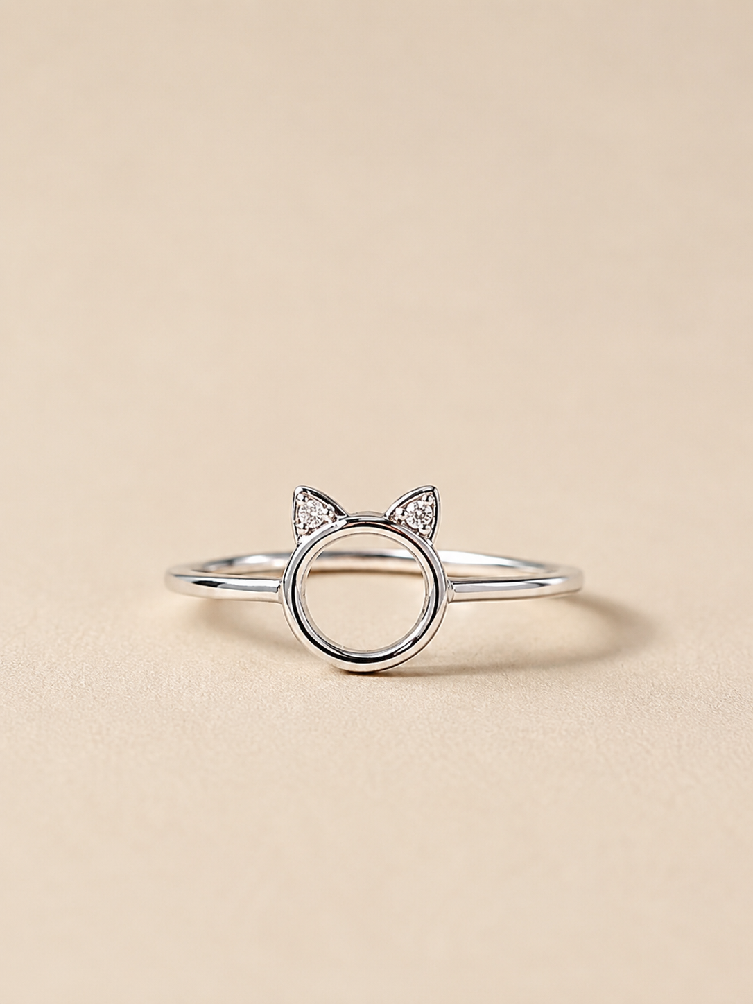 Anillo Silueta Felina