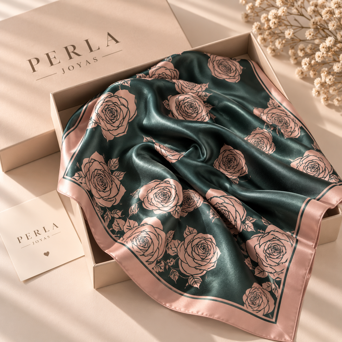Pañuelo Rosé Esmeralda