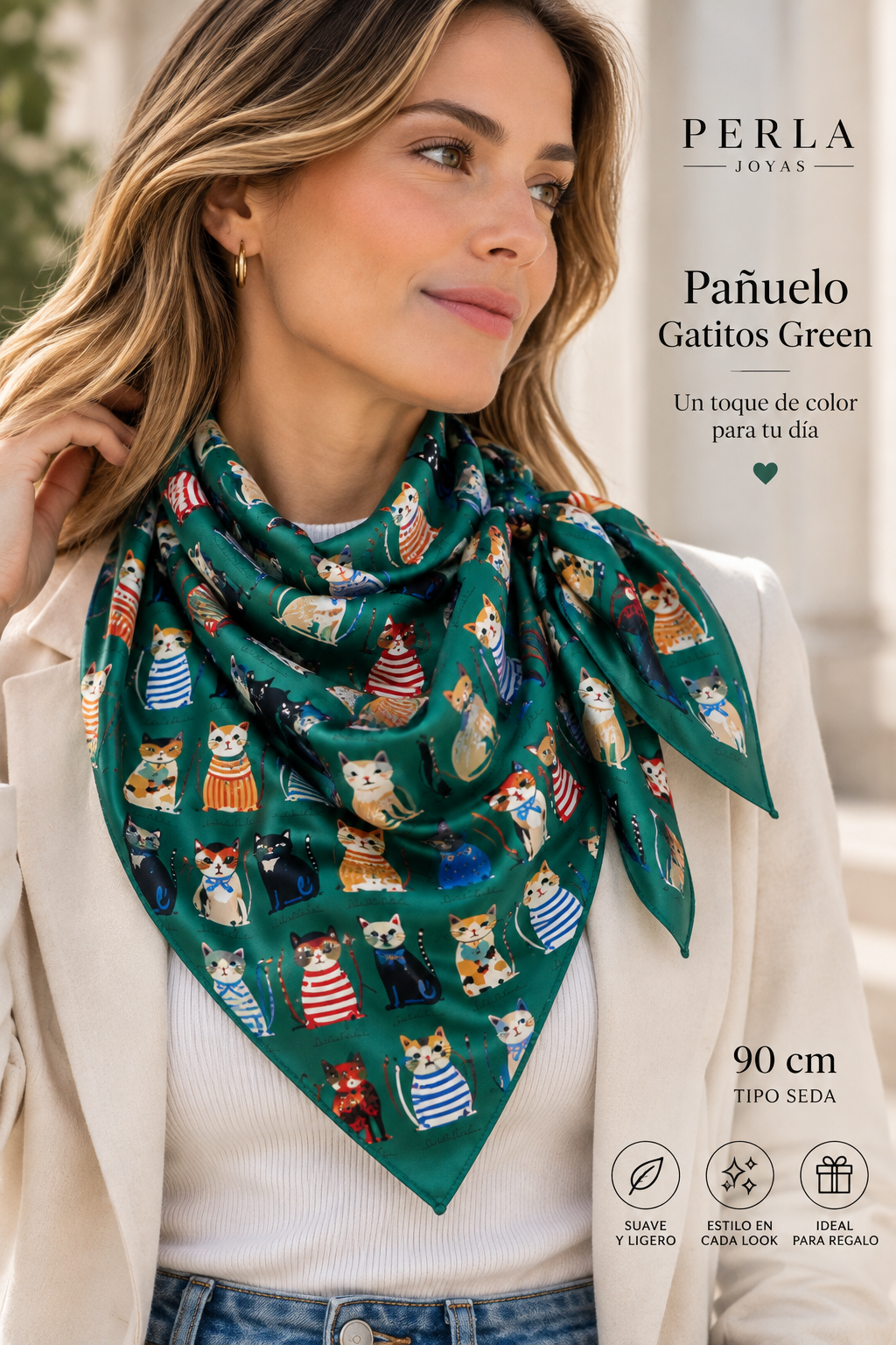 Pañuelos Kitty Green