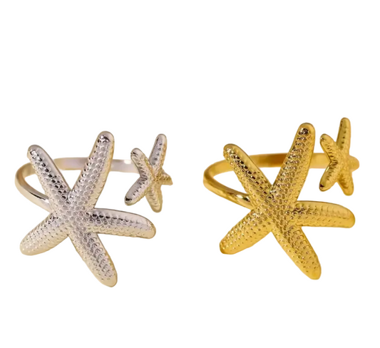 Anillos Doble Estrella