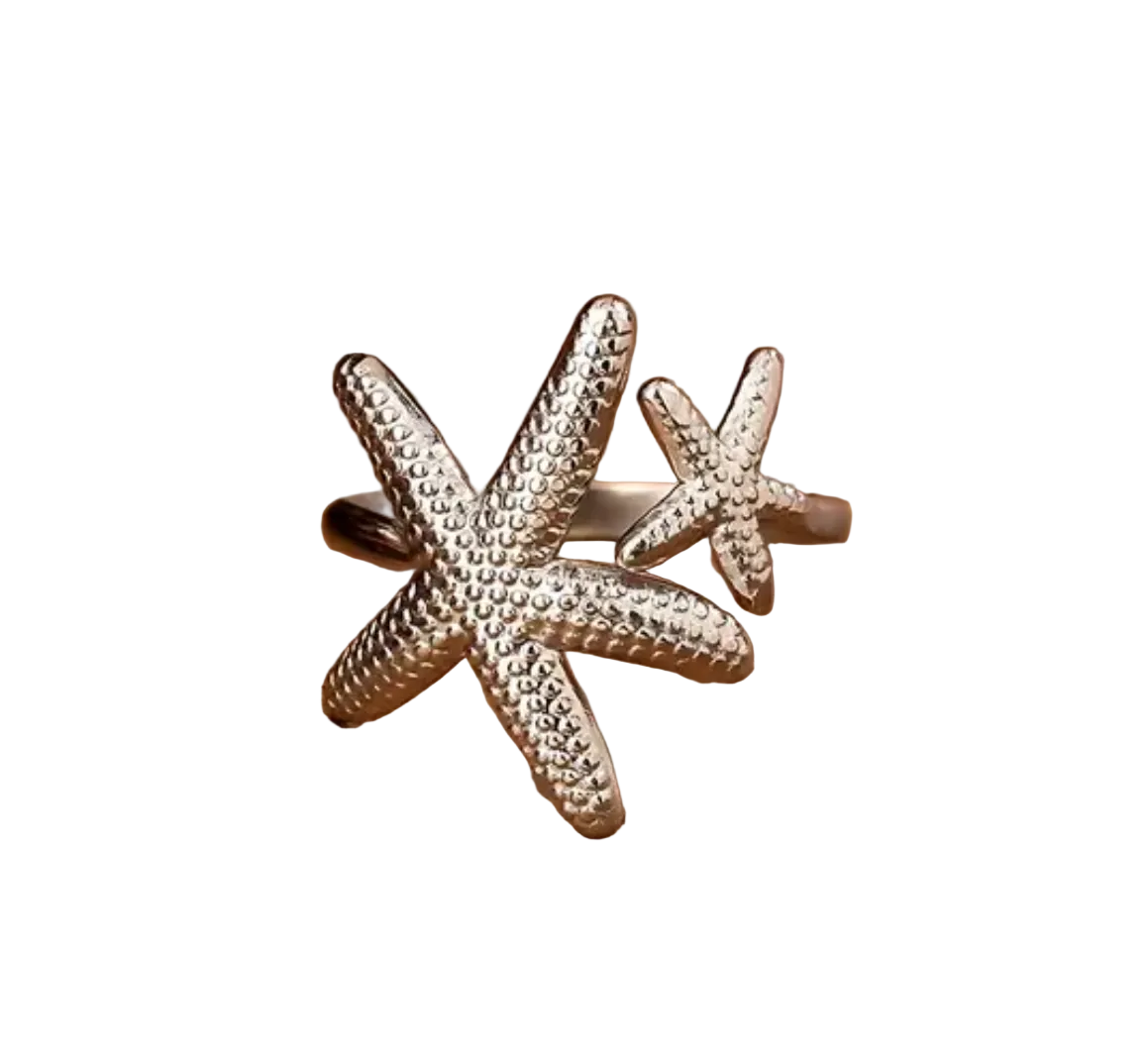 Anillos Doble Estrella